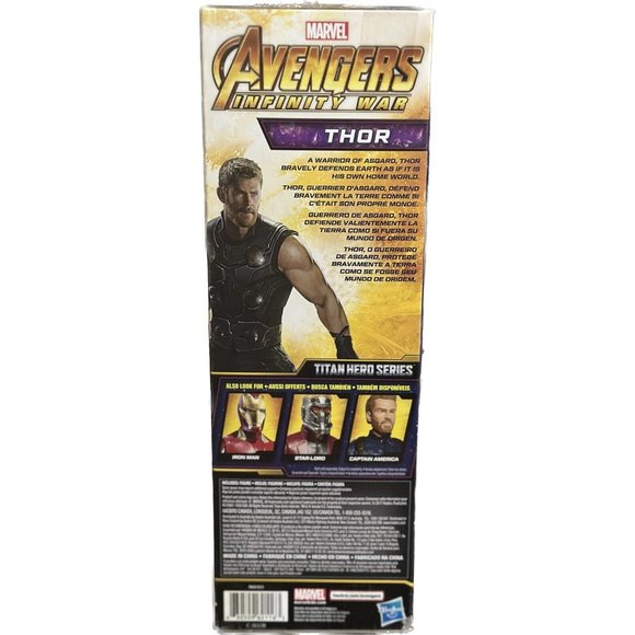 Avengers Marvel Titan Hero Series 12-inch Thor Figure New In Box - Picture 3 of 3